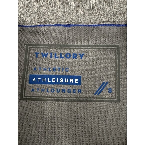 Twillory Athleisure Athlounger Button Shirt Men’s Small Grey Performance - Picture 4 of 15